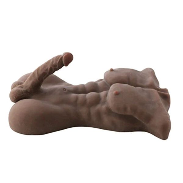 T528(15.4lb/53cm) Black Big Coke Ebony Male Sex Dolls Torso Dildo For Women | JLY - Image 5