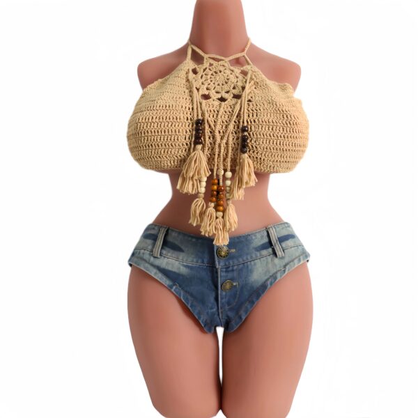 T532 (37.47lb/27.55inch) Sexiest tan-skinned life-size sex doll with curvy torso