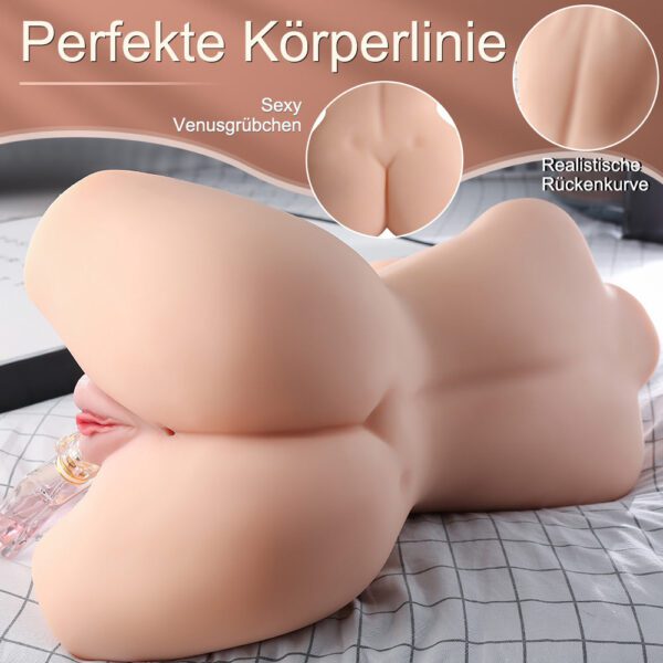 Nina(For EU Customers): 18.74lb Small Boobs Sex Doll Torso - Image 2