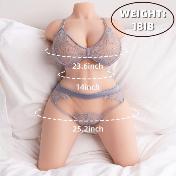 Sabrina(For EU Customers): 18lb Small Sex Doll with Legs for Beginners - Image 9