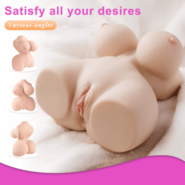 Rosalina(For EU Customers): 10.5lb Curvy Body Mini Torso Sex Doll - Image 4