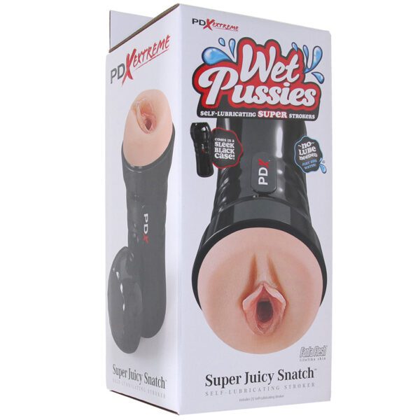PDX Wet Pussies Super Juicy Snatch Stroker in Light - Image 6