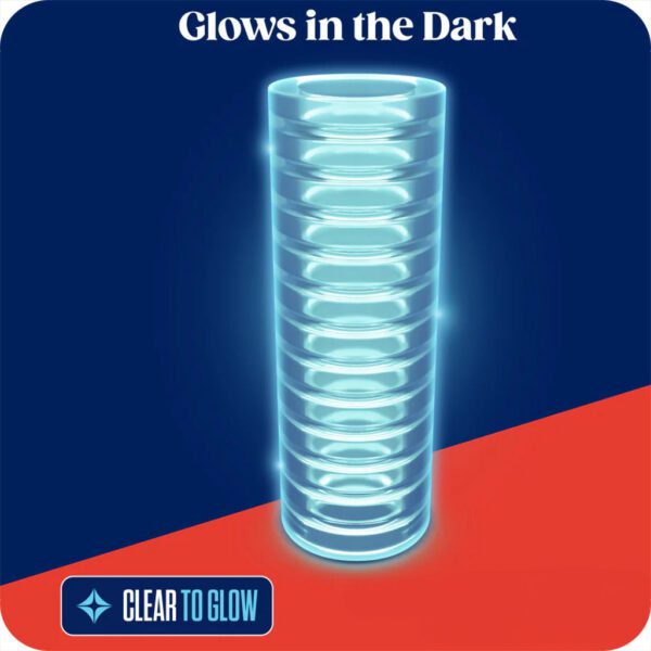Rize Ribz Self Lubricating Stroker in Glow in the Dark - Image 8
