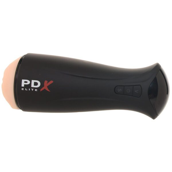 PDX Elite F*ck-Gasm Auto Suction Stroker in Light - Image 5