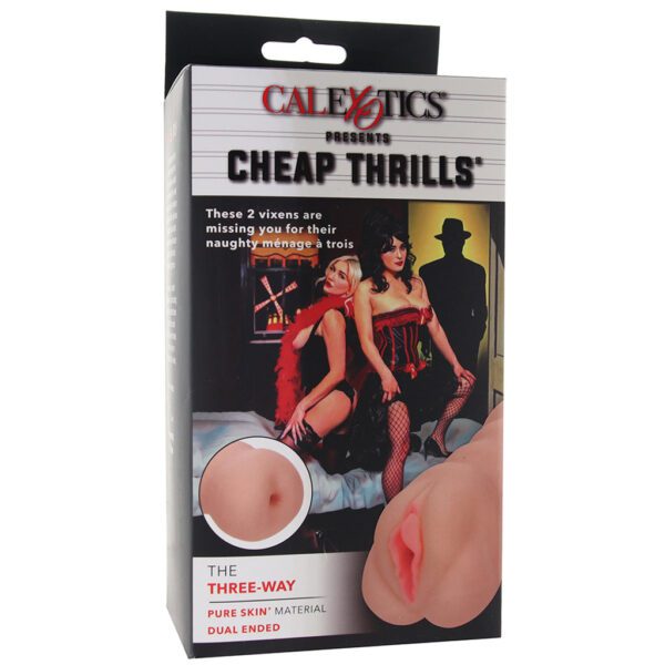 Cheap Thrills The Three-Way Pure Skin Stroker - Image 6
