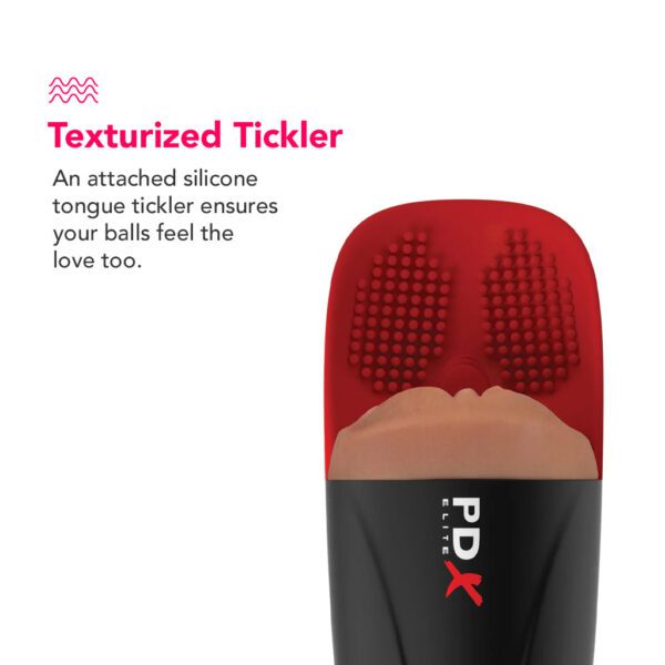 PDX Elite Fap-O-Matic Pro XL Suction Stroker in Brown - Image 2