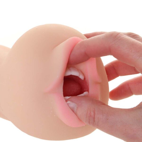 Stroke It Anatomical Mouth Stroker in Ivory - Image 2