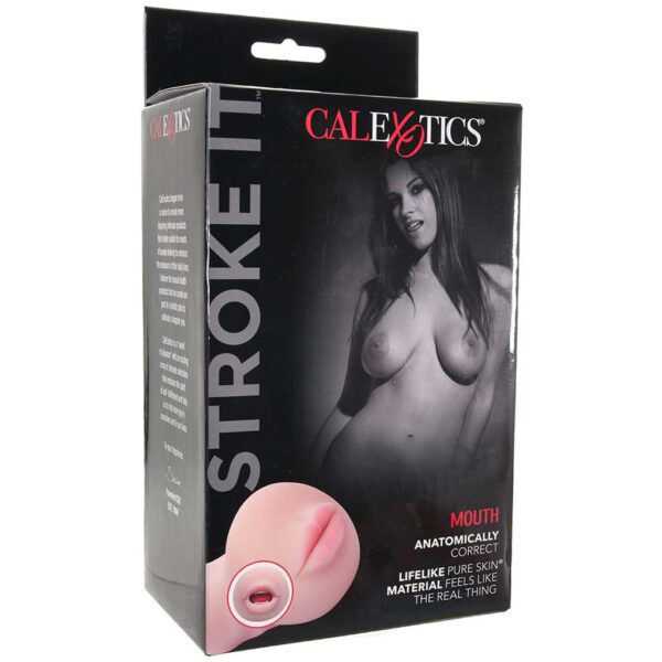 Stroke It Anatomical Mouth Stroker in Ivory - Image 6