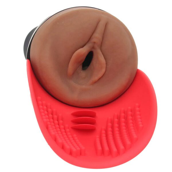 PDX Elite Fap-O-Matic Pro XL Suction Stroker in Brown - Image 6