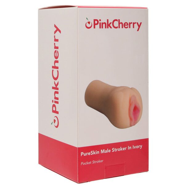 PinkCherry PureSkin Male Stroker in Ivory - Image 6