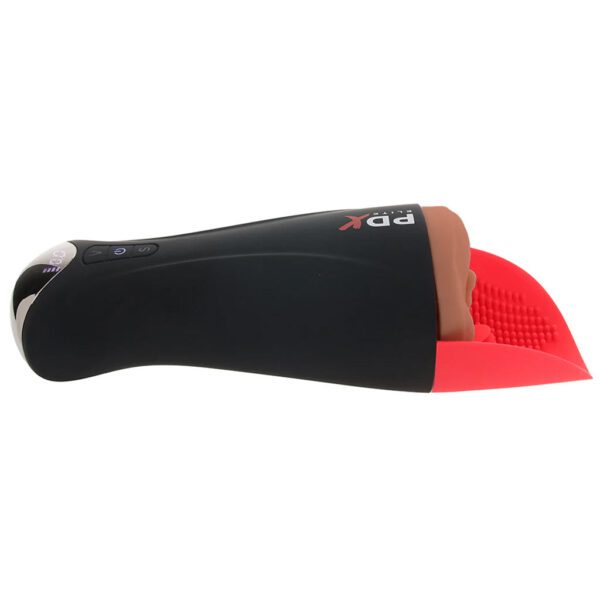 PDX Elite Fap-O-Matic Pro XL Suction Stroker in Brown - Image 3