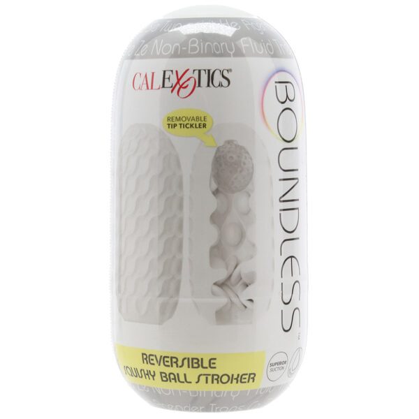 Boundless Reversible Squishy Ball Stroker in Smoke - Image 6