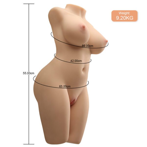 Edith Twin(For EU Customers): 20.28LB Sex Doll Masturbator with Realistic Texture - Image 9