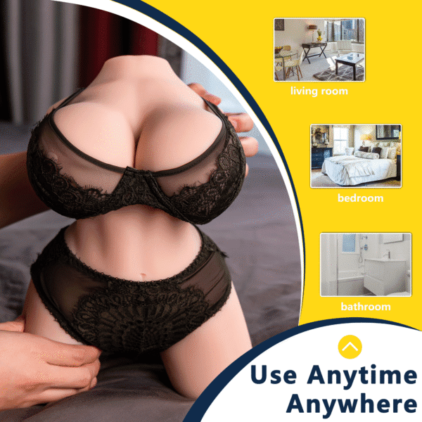 Yolanda(For EU Customers): 8.82lb Portable Mini Sex Doll Torso - Image 8