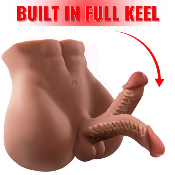 Vincent(For EU Customers): 11.46lb Realistic Dildo Tight Anal Male Torso Sex Doll - Image 3