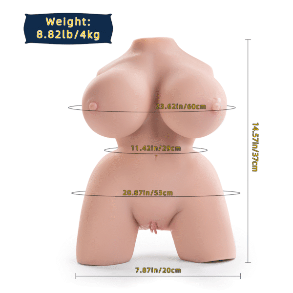 Yolanda(For EU Customers): 8.82lb Portable Mini Sex Doll Torso - Image 9