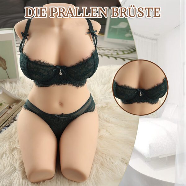 Edith Twin(For EU Customers): 20.28LB Sex Doll Masturbator with Realistic Texture - Image 7