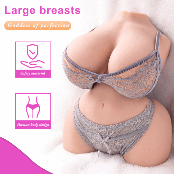 Rosalina(For EU Customers): 10.5lb Curvy Body Mini Torso Sex Doll - Image 2